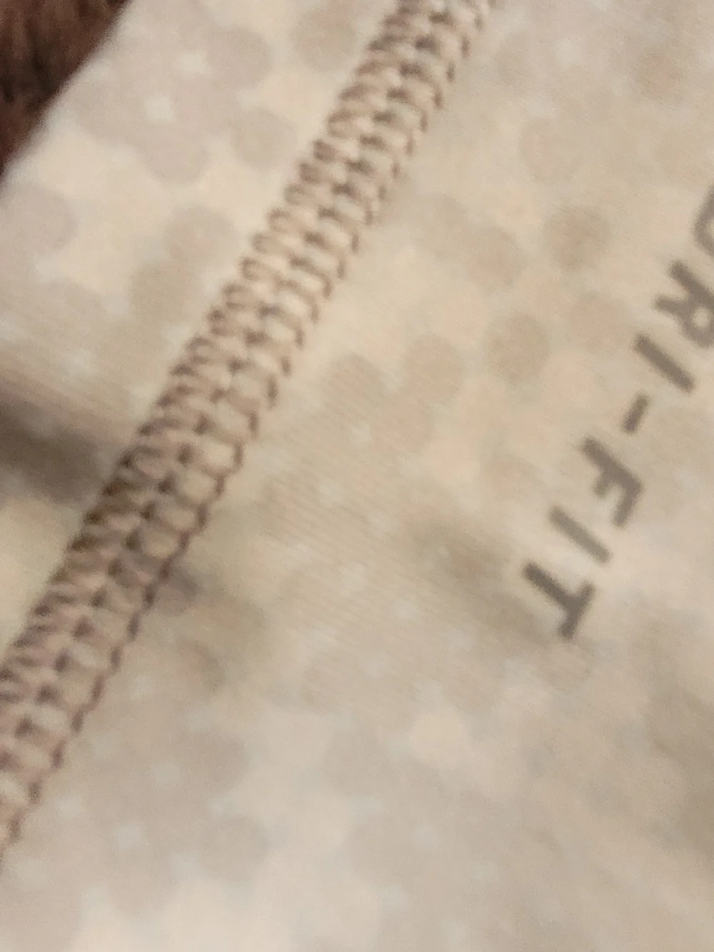 Nike Cream/White Ski Snow Jacket with Subtle Pattern
